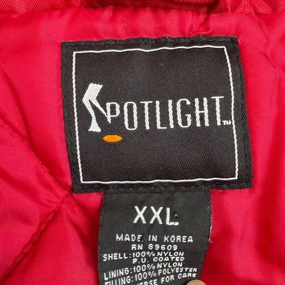 Vintage 90's Florida State University Seminoles FSU Puffer Jacket Mens XXL - Picture 6 of 9